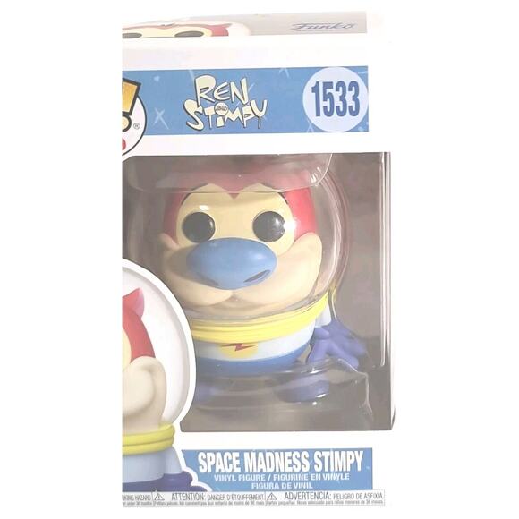 Funko Pop! Space Madness Stimpy #1533 Kids Toy Action Figure Collectible - Picture 8 of 11